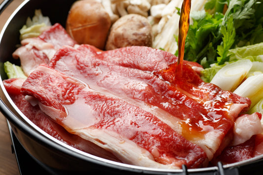 神戸牛のすき焼きにおすすめの部位と調理方法、合わせる食材の選び方